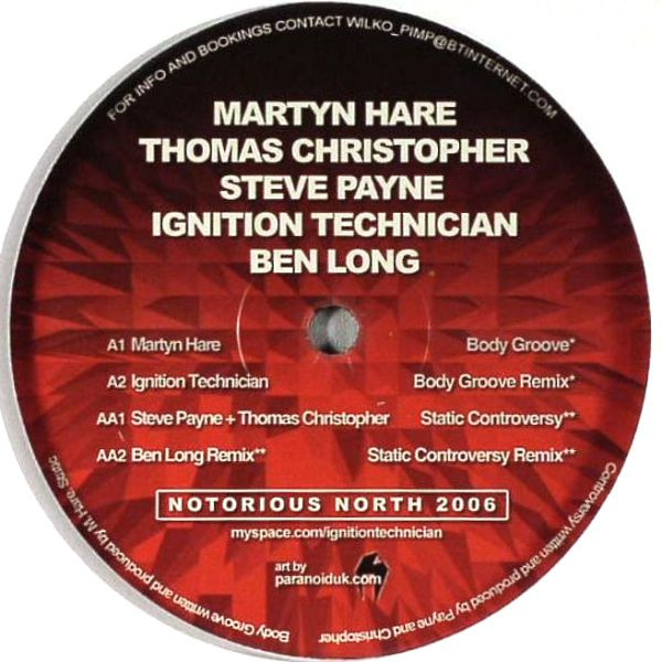 Martyn Hare , Thomas Christopher , Steve Payne , Ignition Technician , Ben Long - Body Groove | Notorious North (NORTH 006) - main Martyn Hare , Thomas Christopher , Steve Payne , Ignition Technician , Ben Long - Body Groove | Notorious North (NORTH 006) - main