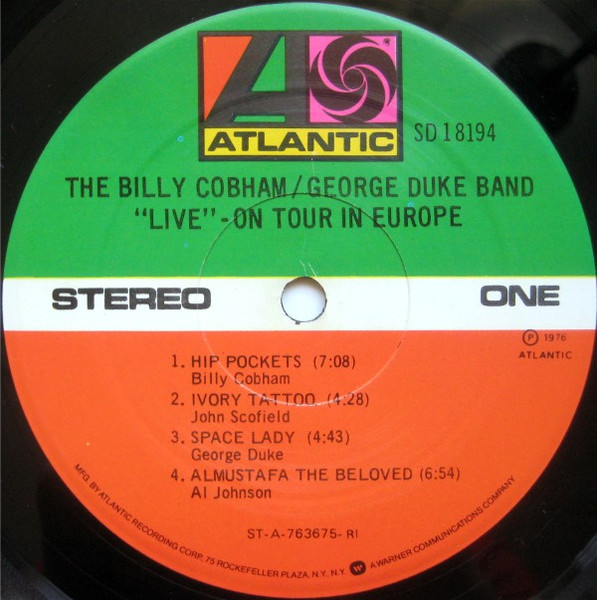 The Billy Cobham / George Duke Band - "Live" On Tour In Europe | Atlantic (SD 18194) - 3