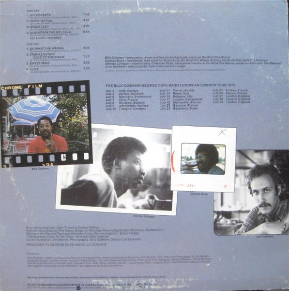 The Billy Cobham / George Duke Band - "Live" On Tour In Europe | Atlantic (SD 18194) - 2