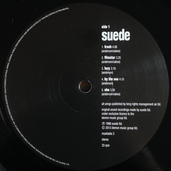 Suede - Coming Up | Demon Records (INSATIABLE 3) - 4 Suede - Coming Up | Demon Records (INSATIABLE 3) - 4