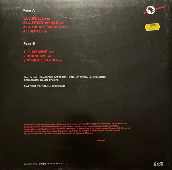 Guem Et Zaka Percussion - Best Of Percussion | Voix D'Afrique (VA 006) - 2 Guem Et Zaka Percussion - Best Of Percussion | Voix D'Afrique (VA 006) - 2