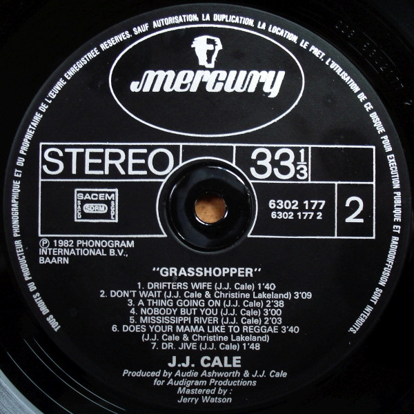J.J. Cale - Grasshopper | Mercury (6302 177) - 3 J.J. Cale - Grasshopper | Mercury (6302 177) - 3