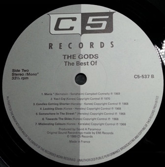 The Gods - The Very Best Of The Gods Featuring Ken Hensley | C5 Records (C5 537) - 3 The Gods - The Very Best Of The Gods Featuring Ken Hensley | C5 Records (C5 537) - 3