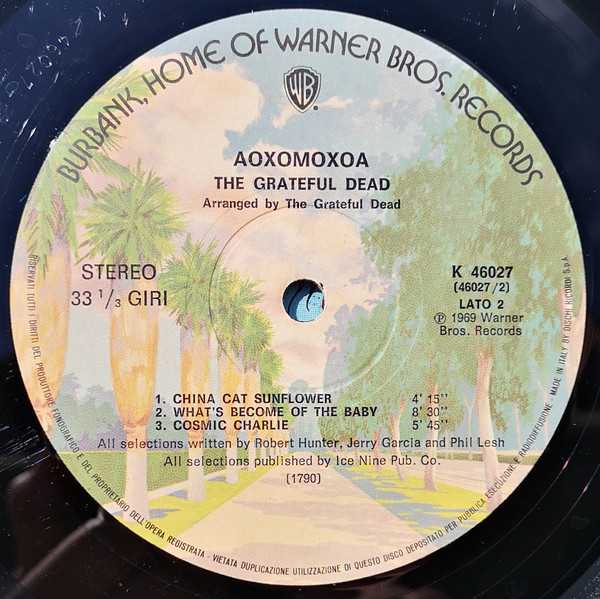 The Grateful Dead - Aoxomoxoa | Warner Bros. Records (K 46027) - 3