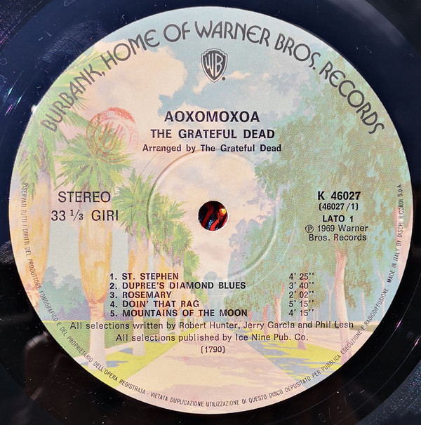 The Grateful Dead - Aoxomoxoa | Warner Bros. Records (K 46027) - 2