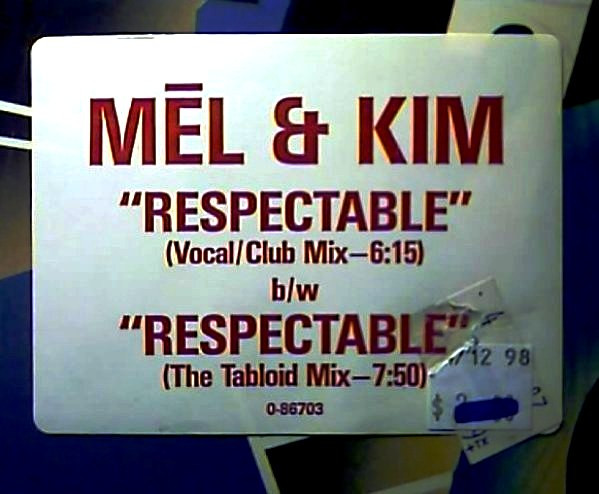 Mel & Kim - Respectable | Atlantic (0-86703) - 3