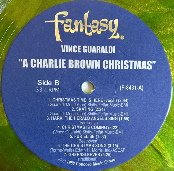 Vince Guaraldi Trio - A Charlie Brown Christmas | Fantasy (F-8431) - 4 Vince Guaraldi Trio - A Charlie Brown Christmas | Fantasy (F-8431) - 4