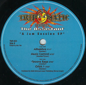 The Assistant - A Jam Session EP | Tripomatic Records (TRIP-003) - 4 The Assistant - A Jam Session EP | Tripomatic Records (TRIP-003) - 4