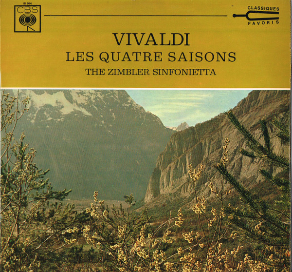 Antonio Vivaldi - The Zimbler Sinfonietta - Les Quatre Saisons | CBS (51 014) Antonio Vivaldi - The Zimbler Sinfonietta - Les Quatre Saisons | CBS (51 014)
