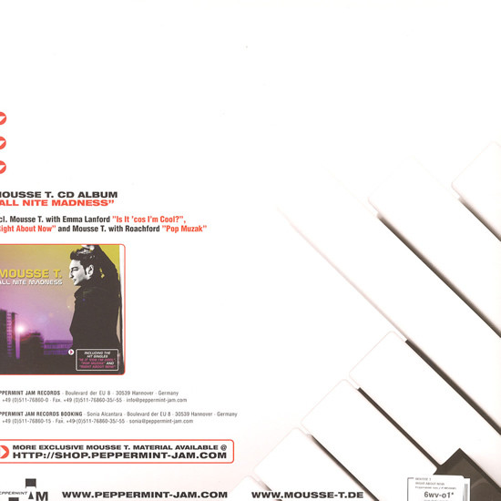 Mousse T. With Emma Lanford - Right About Now | Peppermint Jam (PJMS0085) - 2 Mousse T. With Emma Lanford - Right About Now | Peppermint Jam (PJMS0085) - 2