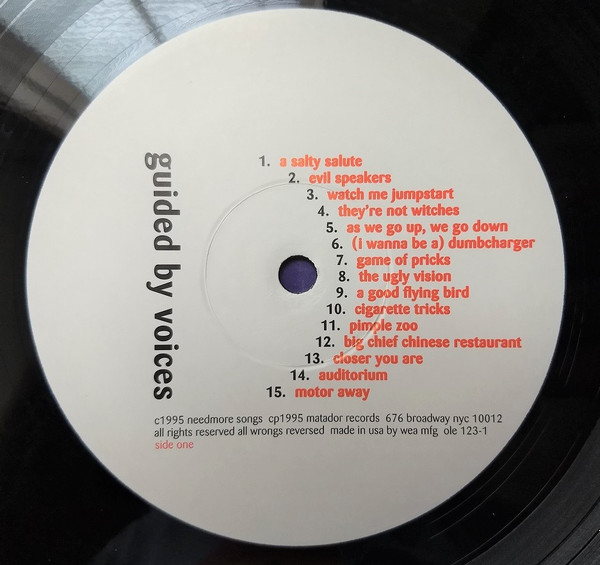 Guided By Voices - Alien Lanes | Matador (ole 123-1) - 3 Guided By Voices - Alien Lanes | Matador (ole 123-1) - 3