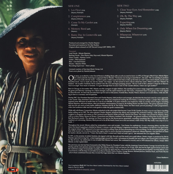 Minnie Riperton - Come To My Garden (green vinyl) | Not Now Music (NOTLP254) - 2 Minnie Riperton - Come To My Garden (green vinyl) | Not Now Music (NOTLP254) - 2