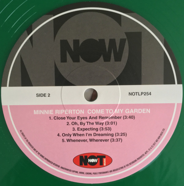 Minnie Riperton - Come To My Garden (green vinyl) | Not Now Music (NOTLP254) - 4 Minnie Riperton - Come To My Garden (green vinyl) | Not Now Music (NOTLP254) - 4