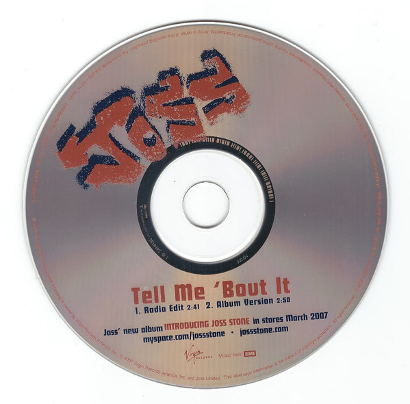 Joss Stone - Tell Me 'Bout It | Virgin (0946 3 87846 2 3) - 3