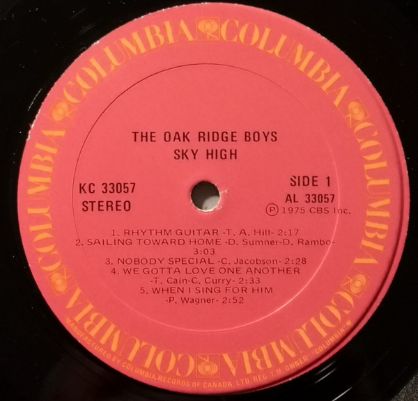 The Oak Ridge Boys - Sky High [Vinyl] | Columbia (KC 33057) - 3