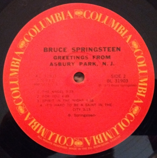 Bruce Springsteen - Greetings From Asbury Park, N.J. | Columbia (KC 31903) - 4 Bruce Springsteen - Greetings From Asbury Park, N.J. | Columbia (KC 31903) - 4