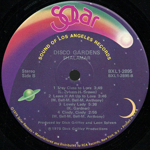 Shalamar - Disco Gardens | Solar (BXL1 2895) - 4 Shalamar - Disco Gardens | Solar (BXL1 2895) - 4