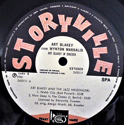 Art Blakey & The Jazz Messengers Featuring Wynton Marsalis And Bobby Watson - Art Blakey In Sweden | Storyville (2400111) - 2