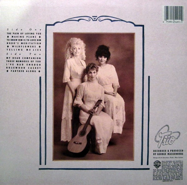 Dolly Parton , Linda Ronstadt & Emmylou Harris - Trio | Warner Bros. Records (9 25491-1) - 2 Dolly Parton , Linda Ronstadt & Emmylou Harris - Trio | Warner Bros. Records (9 25491-1) - 2