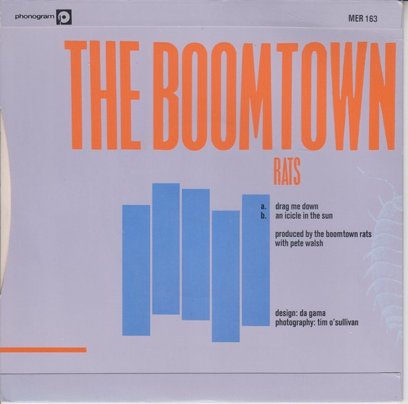 The Boomtown Rats - Drag Me Down | Mercury (MER 163) - 2