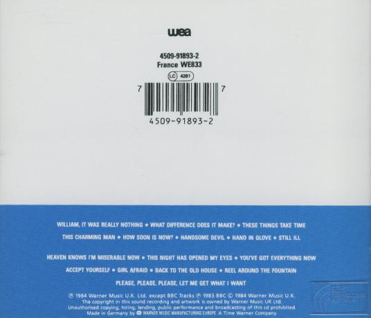 The Smiths - Hatful Of Hollow | WEA (4509-91893-2) - 2 The Smiths - Hatful Of Hollow | WEA (4509-91893-2) - 2