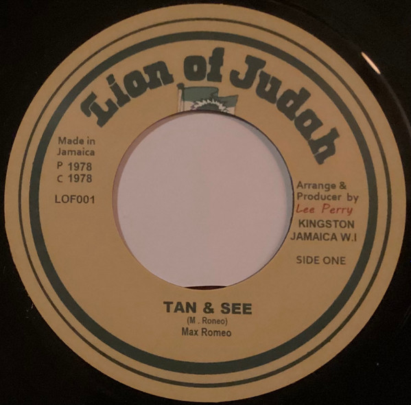 Max Romeo - Tan & See | Lion Of Judah (LOF001) - main