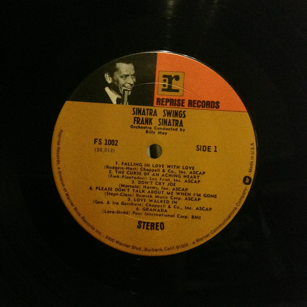 Frank Sinatra - Sinatra Swings | Reprise Records (R9-1002) - 2 Frank Sinatra - Sinatra Swings | Reprise Records (R9-1002) - 2