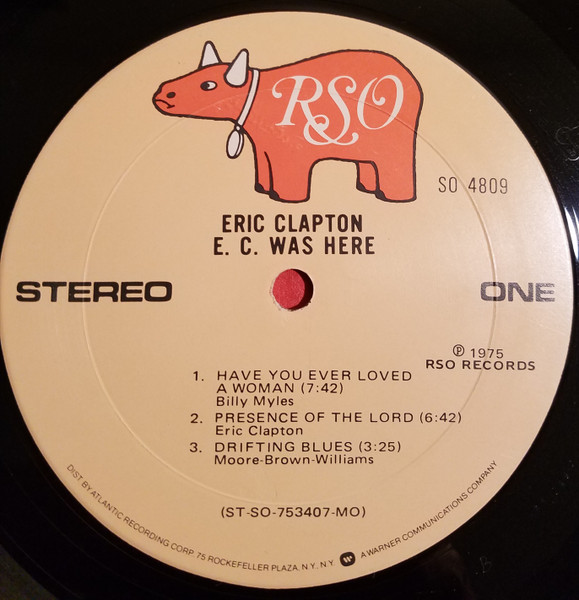Eric Clapton - E.C. Was Here | RSO (SO 4809) - 3