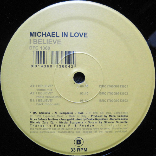 Michael In Love - I Believe | DFC (DFC 1360) - 2 Michael In Love - I Believe | DFC (DFC 1360) - 2