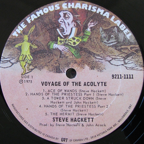 Steve Hackett - Voyage Of The Acolyte | Charisma (9211-1111) - 4