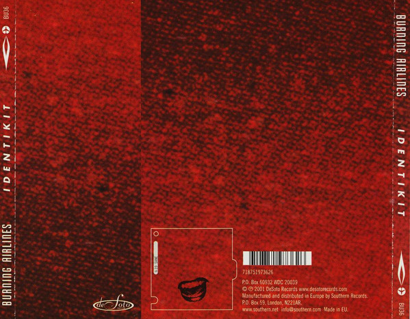Burning Airlines - Identikit | DeSoto Records (BU36) - 2
