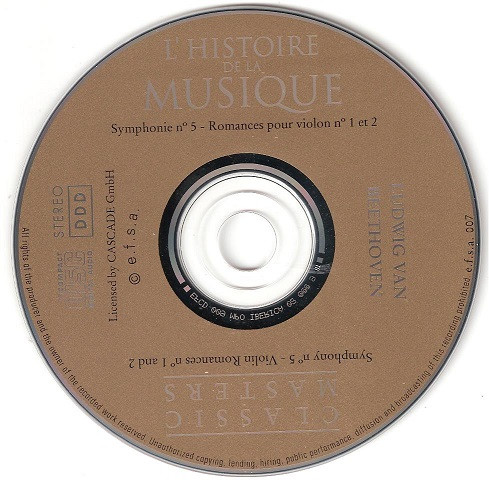 Ludwig Van Beethoven - Symphonie N°5 - Romances Pour Violon N°1 Et 2 | e.f.s.a. (007) - 4