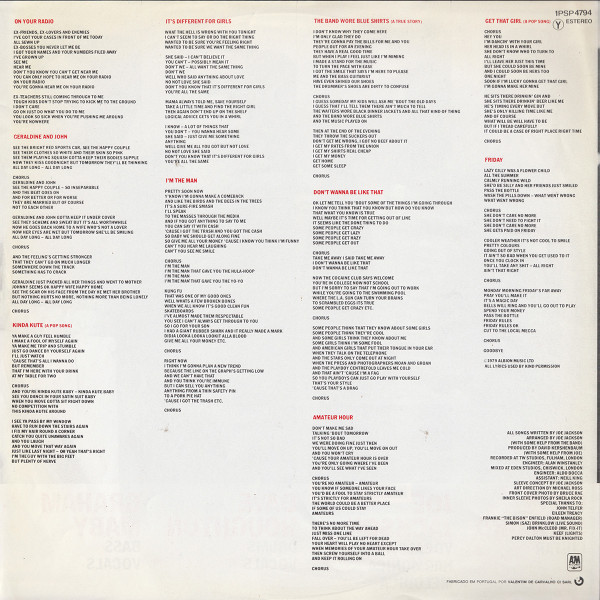 Joe Jackson - I'm The Man | A&M Records (1PSP4794) - main