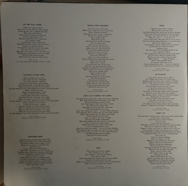 Crosby, Stills, Nash & Young - 4 Way Street | Atlantic (SD 2-902) - 2 Crosby, Stills, Nash & Young - 4 Way Street | Atlantic (SD 2-902) - 2