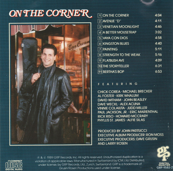 John Patitucci - On The Corner | GRP (GRP-9583-2) - 4