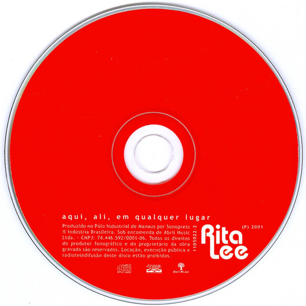 Rita Lee - Aqui, Ali, Em Qualquer Lugar | Abril Music (1105022-2) - 3 Rita Lee - Aqui, Ali, Em Qualquer Lugar | Abril Music (1105022-2) - 3