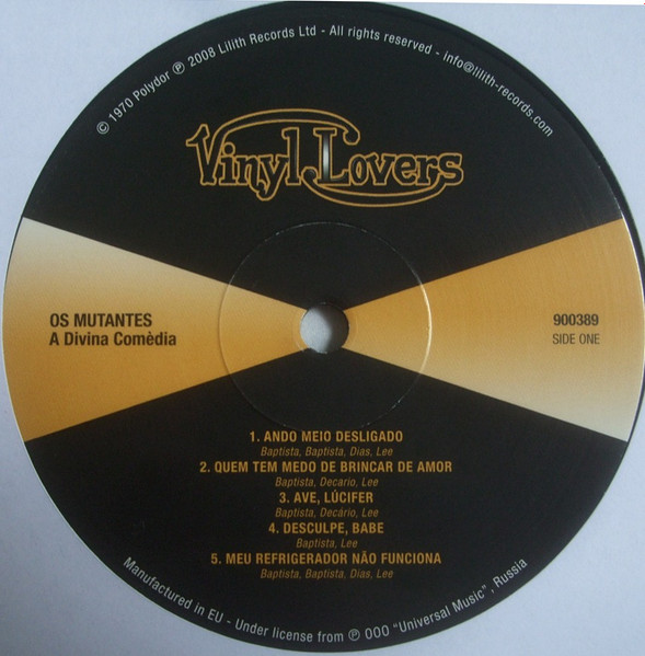 Os Mutantes - A Divina Comédia Ou Ando Meio Desligado | Vinyl Lovers (900389) - 3 Os Mutantes - A Divina Comédia Ou Ando Meio Desligado | Vinyl Lovers (900389) - 3