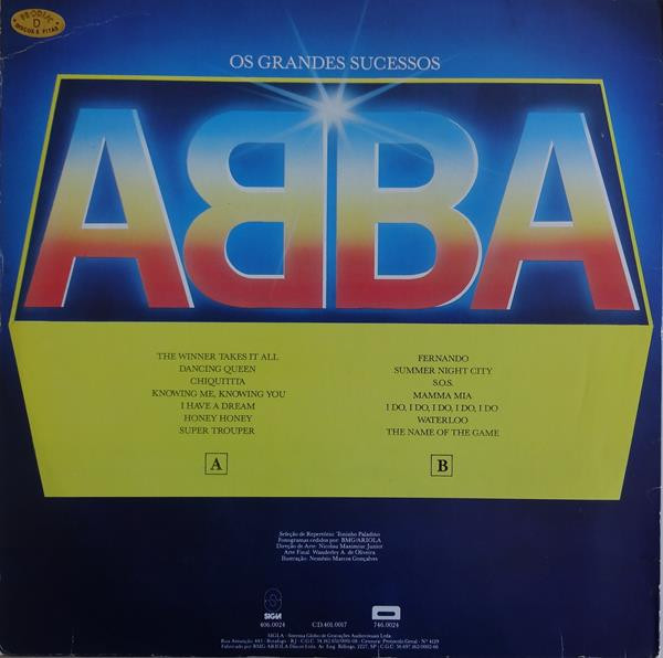 ABBA - Os Grandes Sucessos | Som Livre (406.0024) - 2
