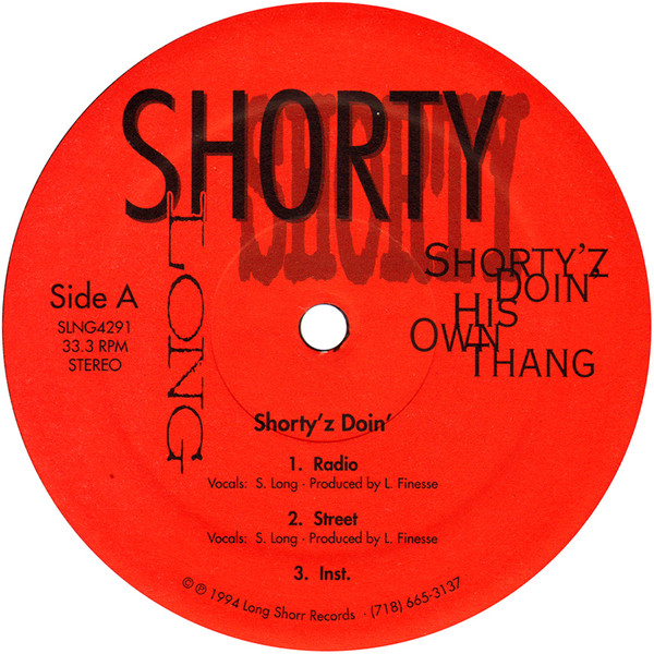 Shorty Long - Shorty'z Doin' His Own Thang | Long Shorr Records (SLNG4291)