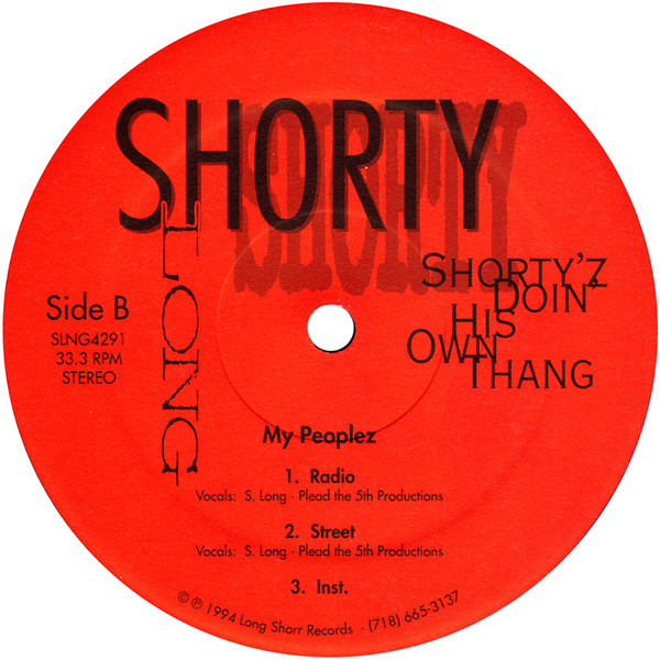 Shorty Long - Shorty'z Doin' His Own Thang | Long Shorr Records (SLNG4291) - 2 Shorty Long - Shorty'z Doin' His Own Thang | Long Shorr Records (SLNG4291) - 2