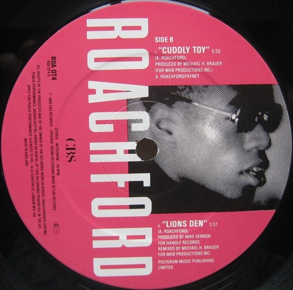 Roachford - Cuddly Toy (X-Rated Acid Toy Mix) | CBS (ROA QT4) - 4