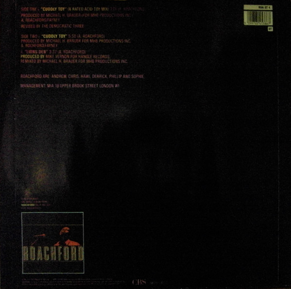 Roachford - Cuddly Toy (X-Rated Acid Toy Mix) | CBS (ROA QT4) - 2