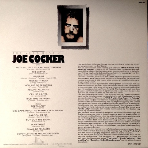 Joe Cocker - The Very Best Of Joe Cocker | BR Music (BRLP 104) - 2