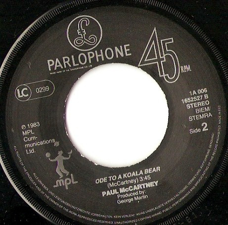 Paul McCartney ● Michael Jackson - Say Say Say | Parlophone (1A 006-1652527) - 4 Paul McCartney ● Michael Jackson - Say Say Say | Parlophone (1A 006-1652527) - 4