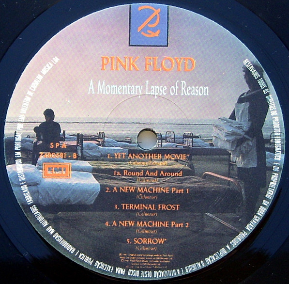 Pink Floyd - A Momentary Lapse Of Reason | EMI (74 8068 1) - 2 Pink Floyd - A Momentary Lapse Of Reason | EMI (74 8068 1) - 2