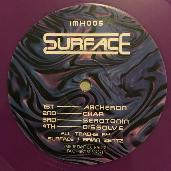 Surface - Archeron | Important Extracts (IMX005) - 3 Surface - Archeron | Important Extracts (IMX005) - 3