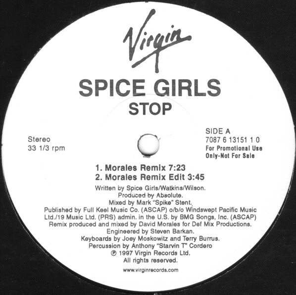 Spice Girls - Stop | Virgin (7087 6 13151 1 0) - main