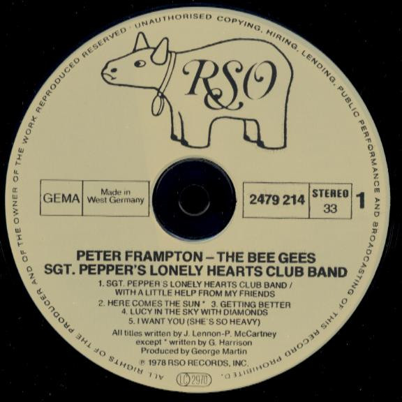 Various - Sgt. Pepper's Lonely Hearts Club Band (The Original Motion Picture Soundtrack) | RSO (2658 128) - 4 Various - Sgt. Pepper's Lonely Hearts Club Band (The Original Motion Picture Soundtrack) | RSO (2658 128) - 4