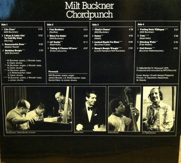 Milt Buckner - Chordpunch | MPS Records (2222722-7) - 2 Milt Buckner - Chordpunch | MPS Records (2222722-7) - 2