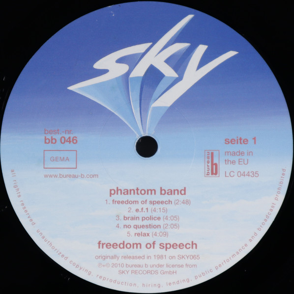 Phantom Band - Freedom Of Speech | Bureau B (BB 046) - 3 Phantom Band - Freedom Of Speech | Bureau B (BB 046) - 3